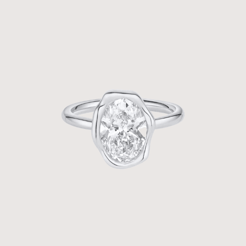 Radiant Oval Spark Ring: A Modern Style with Timeless Gorgeousness