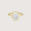 Radiant Oval Spark Ring: A Modern Style with Timeless Gorgeousness