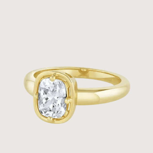 Cushion Glow Statement Ring Celebrating Soft Contours And Modern Brilliance