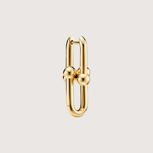 Playful Orbit Link Earrings Showcasing Bold Curves And Elevated Contemporary Character