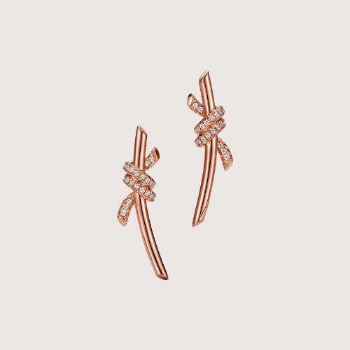 Twisted Radiance Curve Earrings Expressing Artistic Motion And Effortless Contemporary Elegance