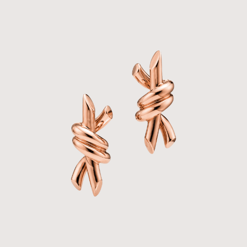 Bold Knot Sculpt Earrings Showcasing Dynamic Form And Confident Contemporary Style
