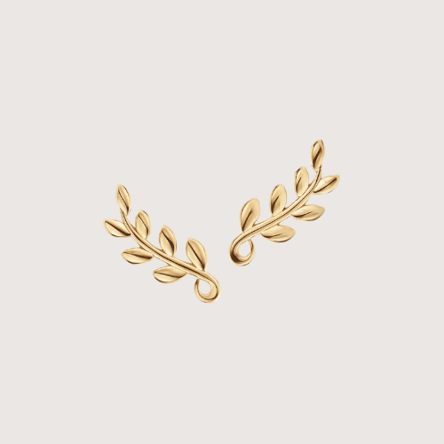 Graceful Leaf Curve Earrings Celebrating Natural Harmony And Effortless Feminine Elegance